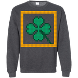 Sweatshirts Dark Heather / Small Low Resolution Irish Crewneck Sweatshirt