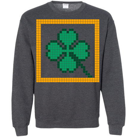 Sweatshirts Dark Heather / Small Low Resolution Irish Crewneck Sweatshirt