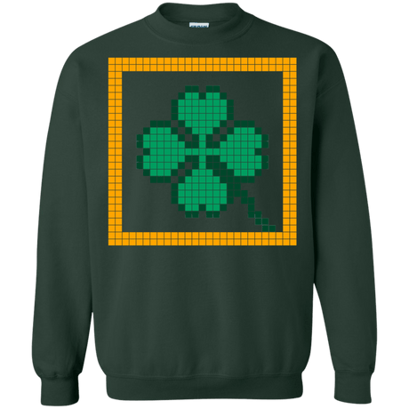 Sweatshirts Forest Green / Small Low Resolution Irish Crewneck Sweatshirt