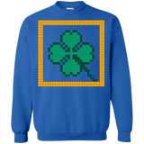 Sweatshirts Royal / Small Low Resolution Irish Crewneck Sweatshirt