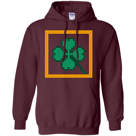 Sweatshirts Maroon / Small Low Resolution Irish Pullover Hoodie