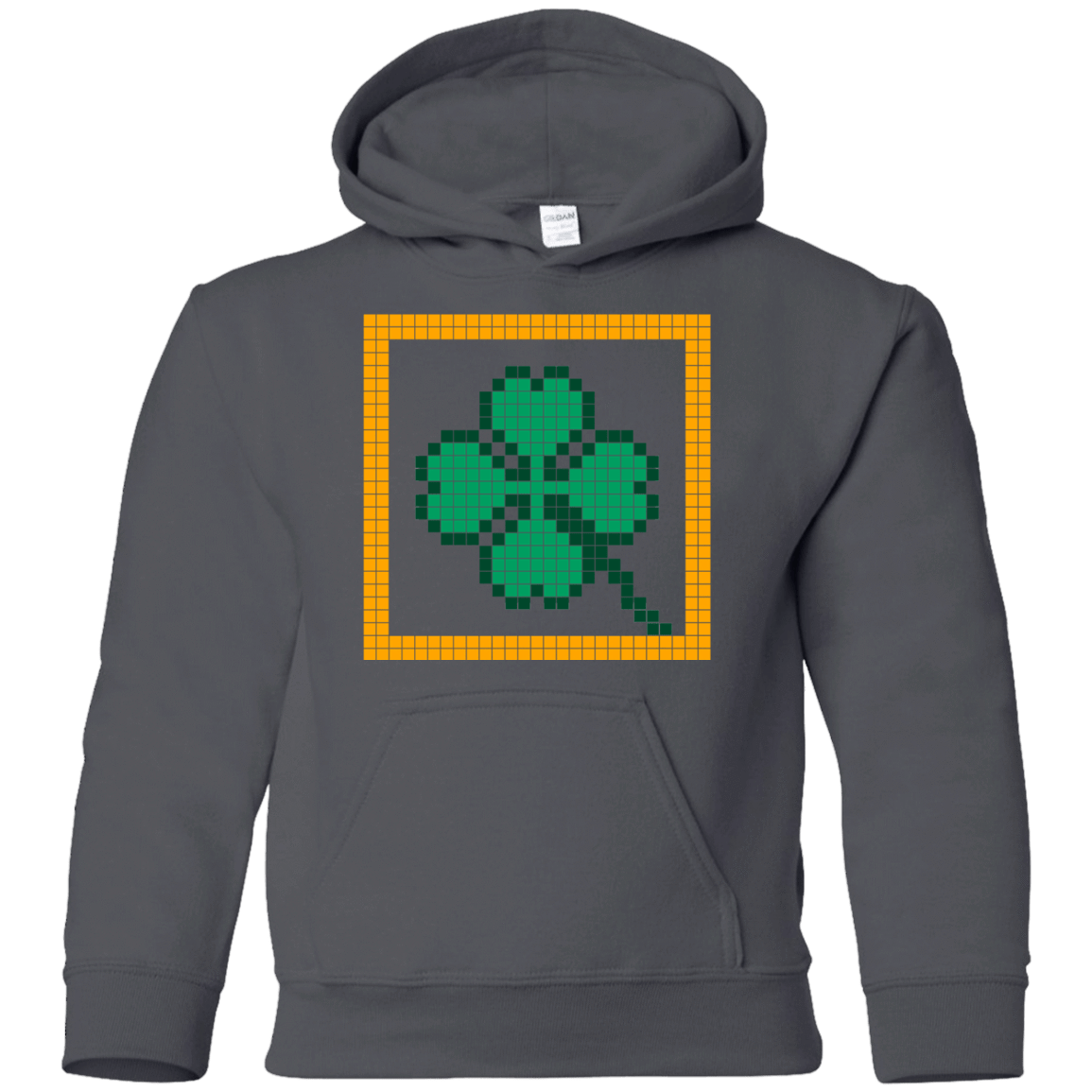 Sweatshirts Charcoal / YS Low Resolution Irish Youth Hoodie