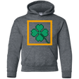 Sweatshirts Dark Heather / YS Low Resolution Irish Youth Hoodie