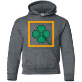 Sweatshirts Dark Heather / YS Low Resolution Irish Youth Hoodie