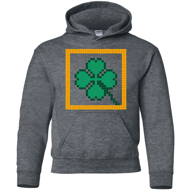 Sweatshirts Dark Heather / YS Low Resolution Irish Youth Hoodie