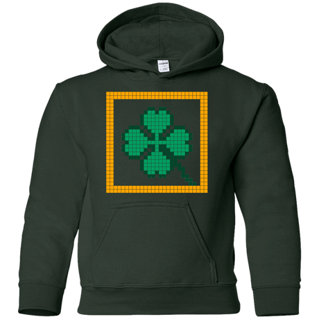 Sweatshirts Forest Green / YS Low Resolution Irish Youth Hoodie