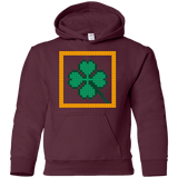 Sweatshirts Maroon / YS Low Resolution Irish Youth Hoodie