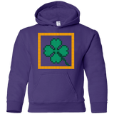 Sweatshirts Purple / YS Low Resolution Irish Youth Hoodie