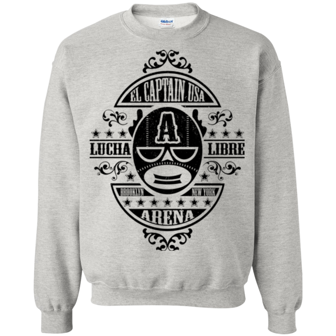 Sweatshirts Ash / Small Lucha Captain Crewneck Sweatshirt
