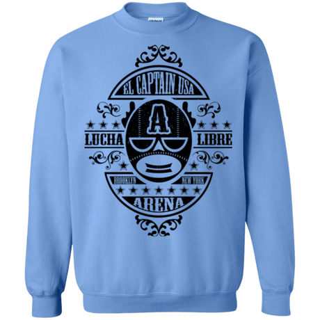 Sweatshirts Carolina Blue / Small Lucha Captain Crewneck Sweatshirt
