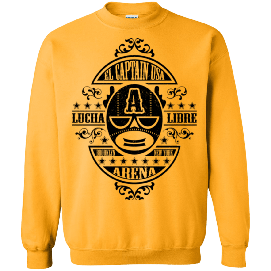 Sweatshirts Gold / Small Lucha Captain Crewneck Sweatshirt