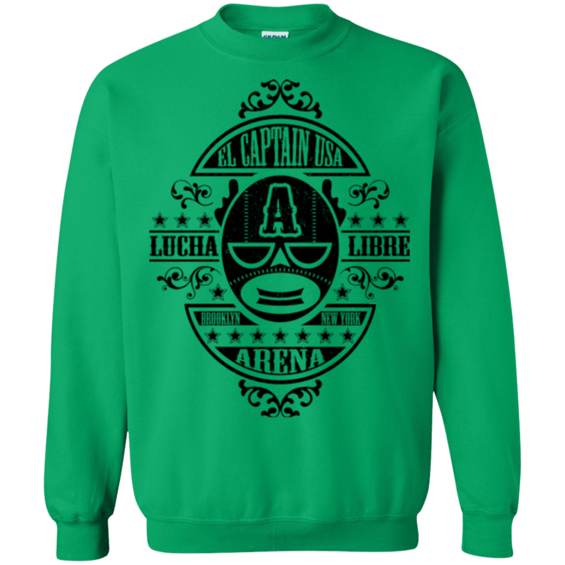 Sweatshirts Irish Green / Small Lucha Captain Crewneck Sweatshirt