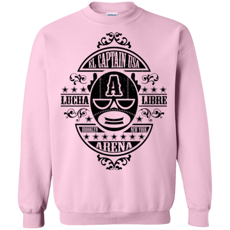 Sweatshirts Light Pink / Small Lucha Captain Crewneck Sweatshirt