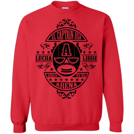 Sweatshirts Red / Small Lucha Captain Crewneck Sweatshirt