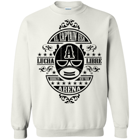 Sweatshirts White / Small Lucha Captain Crewneck Sweatshirt
