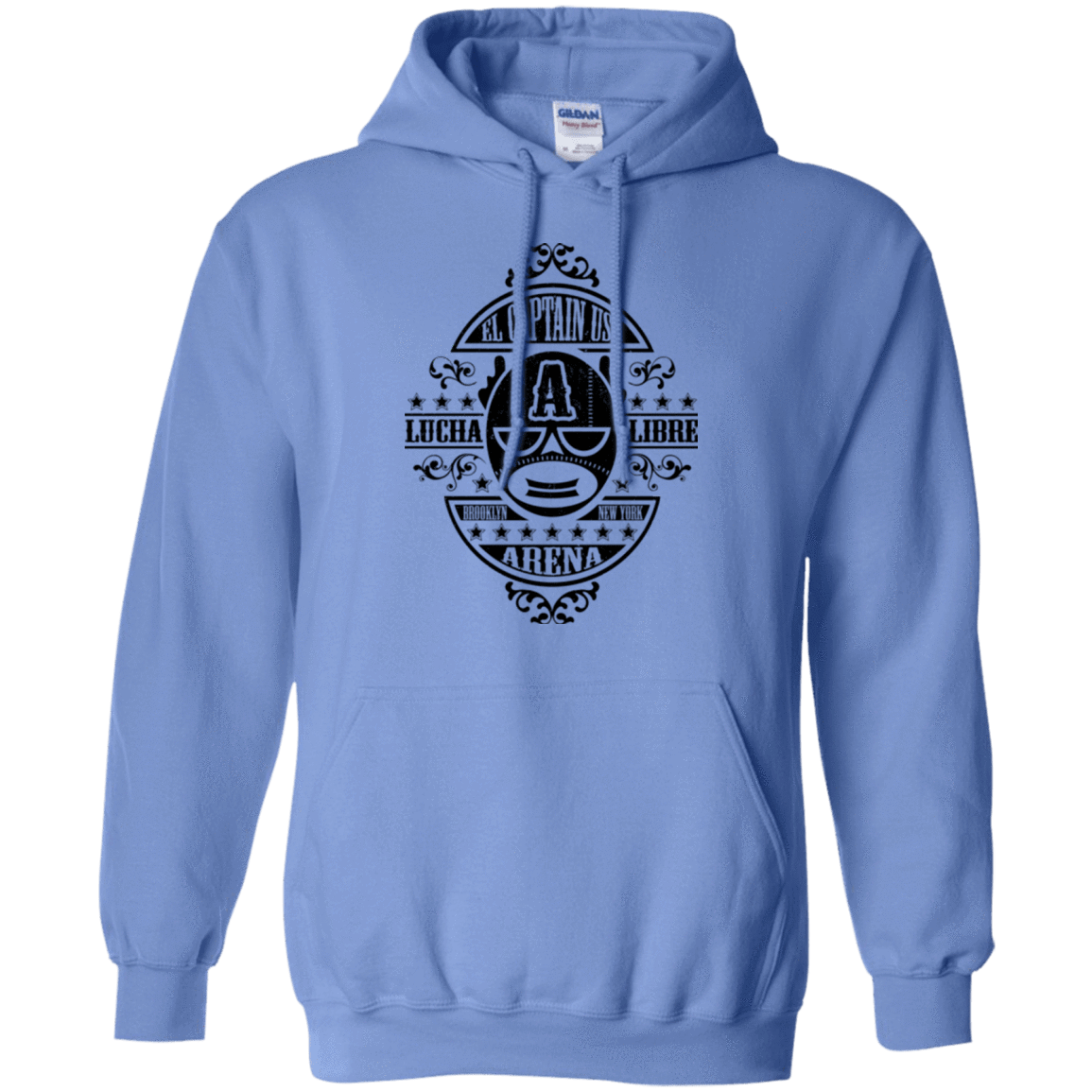 Sweatshirts Carolina Blue / Small Lucha Captain Pullover Hoodie