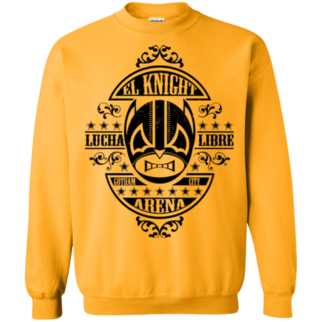 Sweatshirts Gold / Small Lucha Knight Crewneck Sweatshirt
