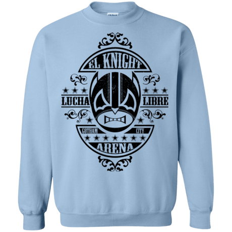 Sweatshirts Light Blue / Small Lucha Knight Crewneck Sweatshirt