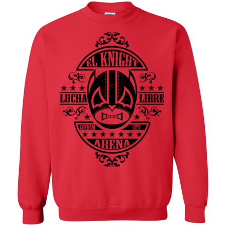 Sweatshirts Red / Small Lucha Knight Crewneck Sweatshirt