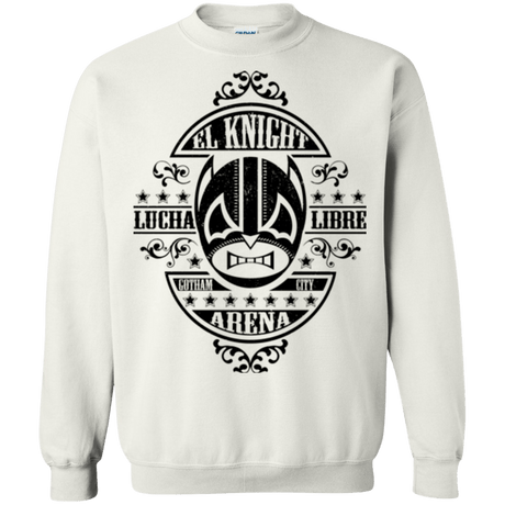 Sweatshirts White / Small Lucha Knight Crewneck Sweatshirt