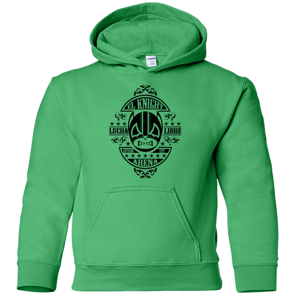 Sweatshirts Irish Green / YS Lucha Knight Youth Hoodie