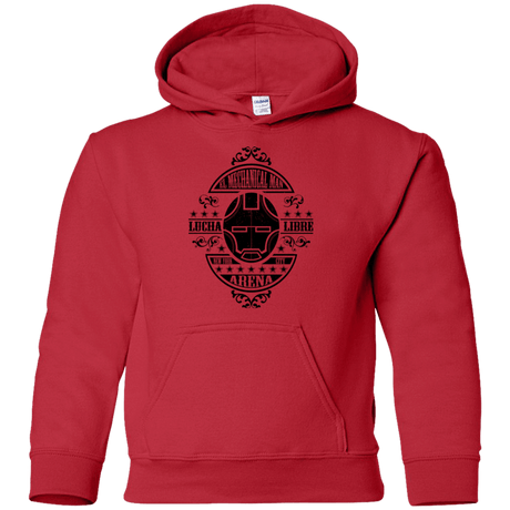 Sweatshirts Red / YS Lucha Mechanical Man Youth Hoodie