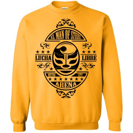 Sweatshirts Gold / Small luchamanofsteel Crewneck Sweatshirt