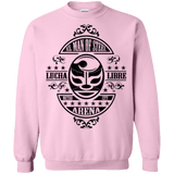 Sweatshirts Light Pink / Small luchamanofsteel Crewneck Sweatshirt