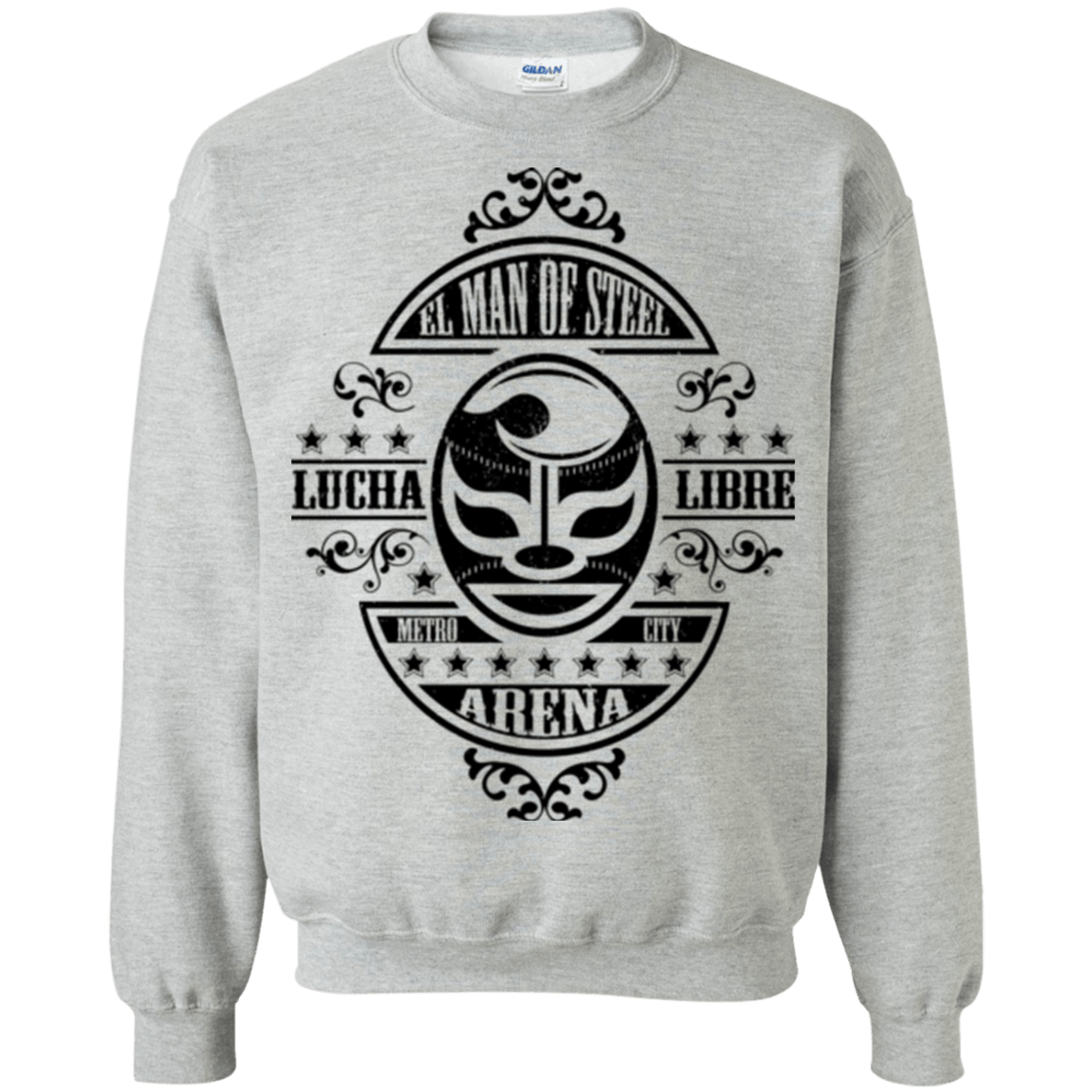 Sweatshirts Sport Grey / Small luchamanofsteel Crewneck Sweatshirt