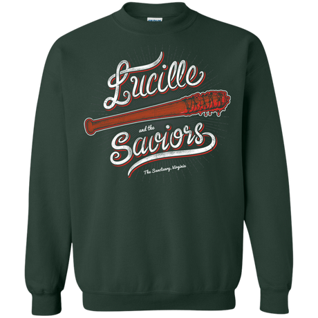 Sweatshirts Forest Green / Small Lucille and the Saviors Crewneck Sweatshirt