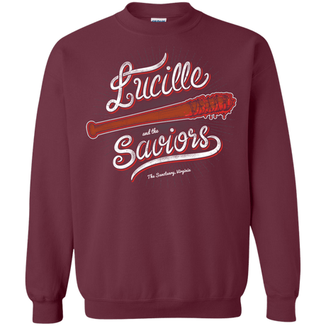 Sweatshirts Maroon / Small Lucille and the Saviors Crewneck Sweatshirt