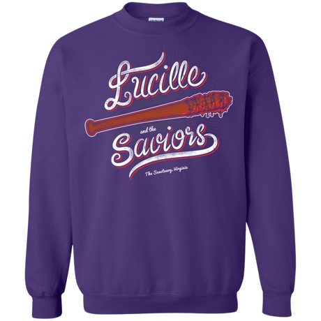 Sweatshirts Purple / Small Lucille and the Saviors Crewneck Sweatshirt