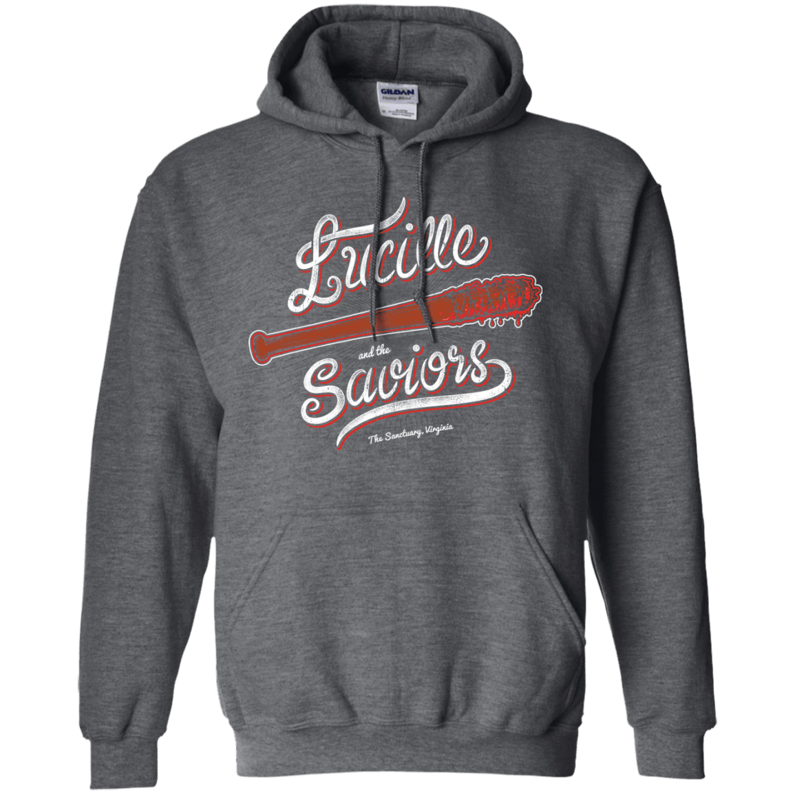 Sweatshirts Dark Heather / Small Lucille and the Saviors Pullover Hoodie