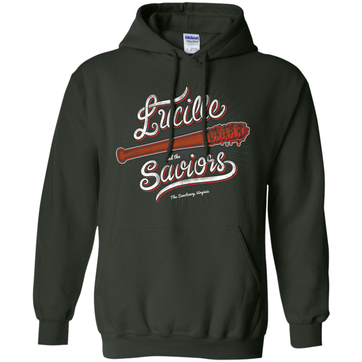 Sweatshirts Forest Green / Small Lucille and the Saviors Pullover Hoodie