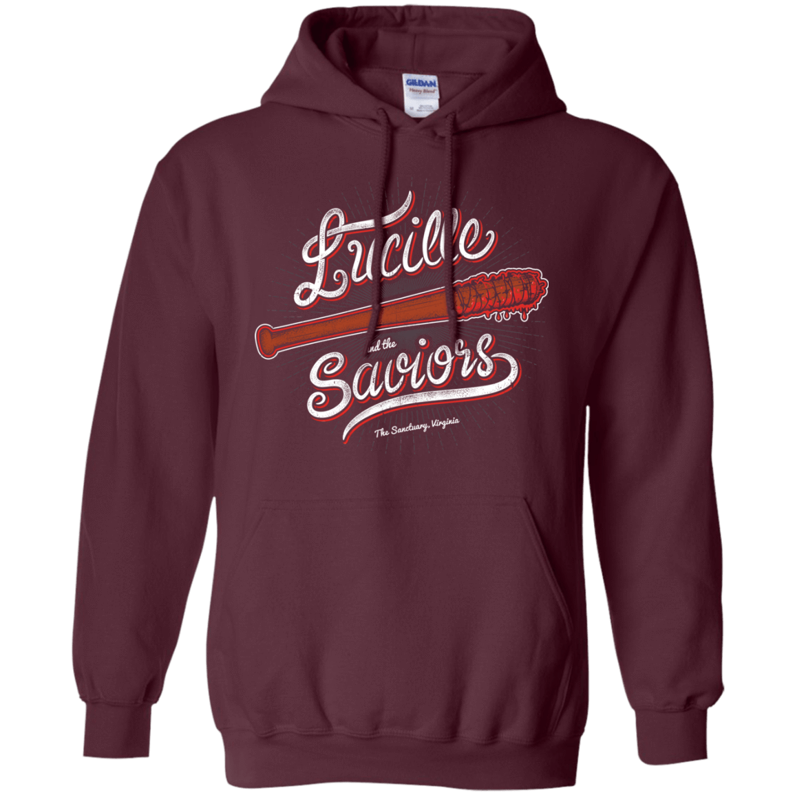 Sweatshirts Maroon / Small Lucille and the Saviors Pullover Hoodie