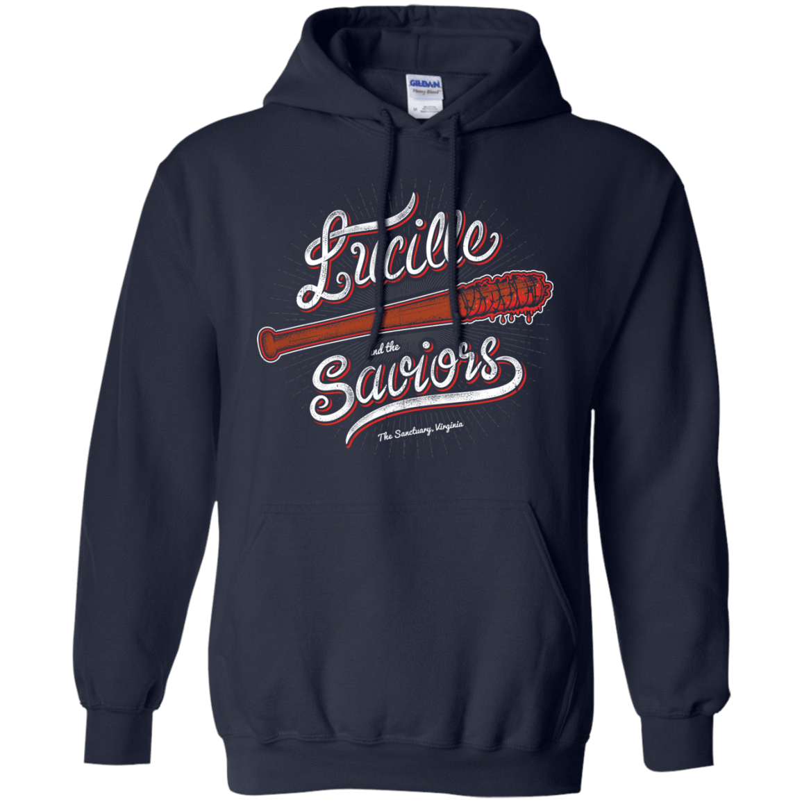 Sweatshirts Navy / Small Lucille and the Saviors Pullover Hoodie