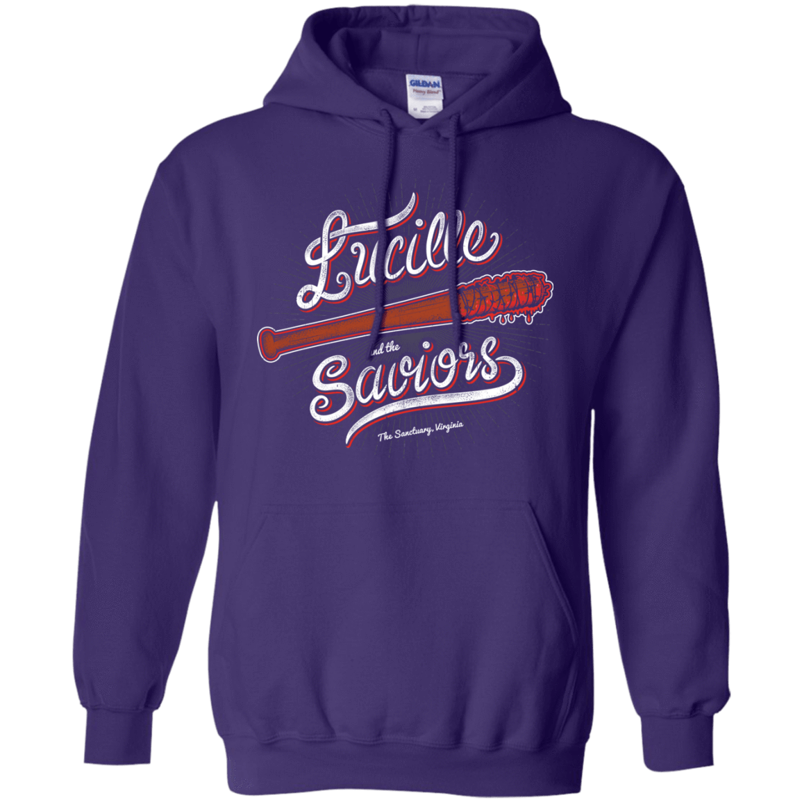 Sweatshirts Purple / Small Lucille and the Saviors Pullover Hoodie