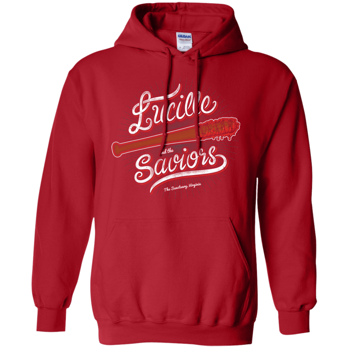 Sweatshirts Red / Small Lucille and the Saviors Pullover Hoodie