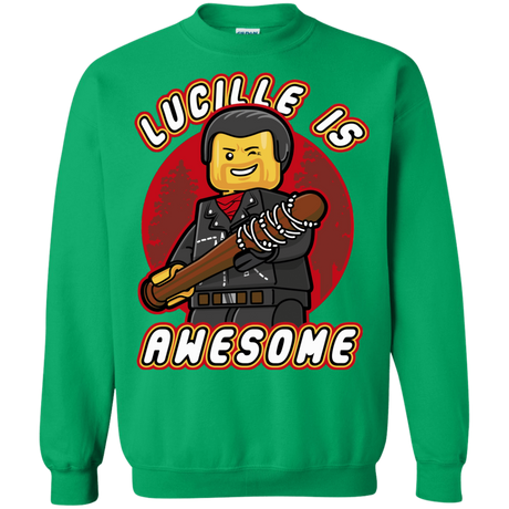 Sweatshirts Irish Green / Small Lucille is Awesome Crewneck Sweatshirt