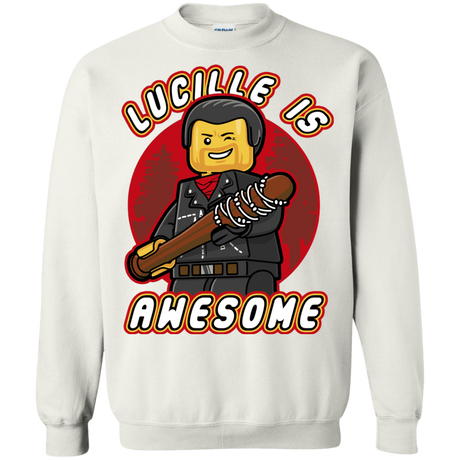 Sweatshirts White / Small Lucille is Awesome Crewneck Sweatshirt