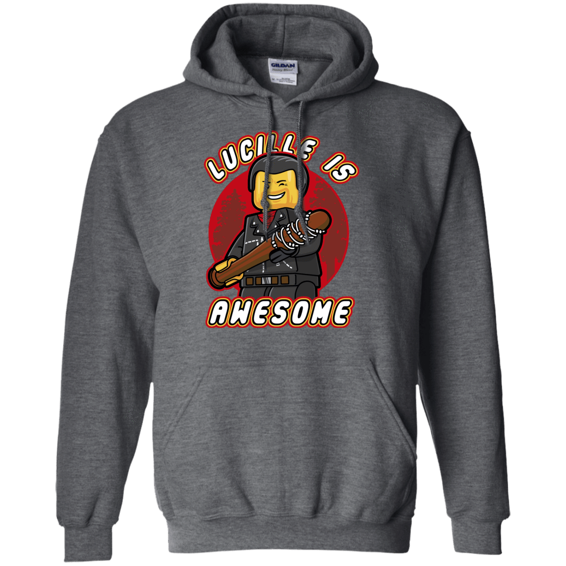 Sweatshirts Dark Heather / Small Lucille is Awesome Pullover Hoodie