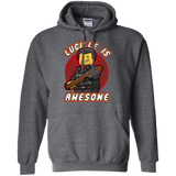 Sweatshirts Dark Heather / Small Lucille is Awesome Pullover Hoodie