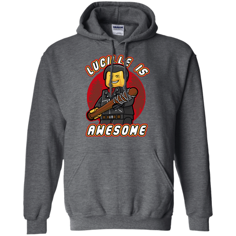 Sweatshirts Dark Heather / Small Lucille is Awesome Pullover Hoodie