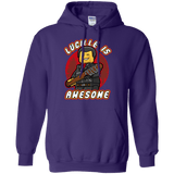 Sweatshirts Purple / Small Lucille is Awesome Pullover Hoodie