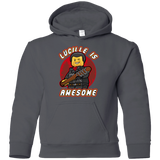 Sweatshirts Charcoal / YS Lucille is Awesome Youth Hoodie