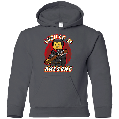 Sweatshirts Charcoal / YS Lucille is Awesome Youth Hoodie