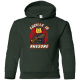Sweatshirts Forest Green / YS Lucille is Awesome Youth Hoodie