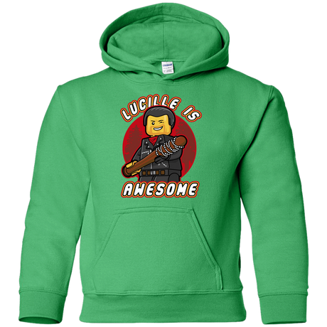 Sweatshirts Irish Green / YS Lucille is Awesome Youth Hoodie