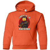 Sweatshirts Orange / YS Lucille is Awesome Youth Hoodie