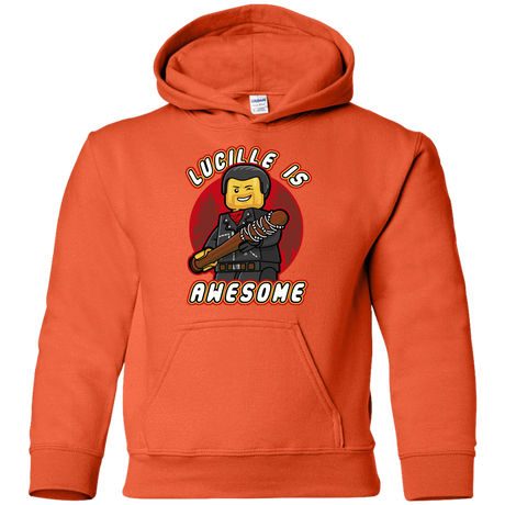 Sweatshirts Orange / YS Lucille is Awesome Youth Hoodie